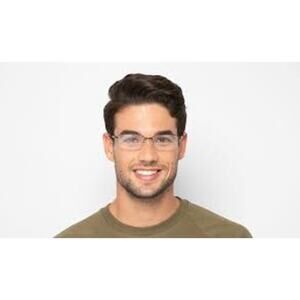 OAKLEY Clubface Men's Half Rim Glasses Eyeglass FRAMES Polished Brown Metal